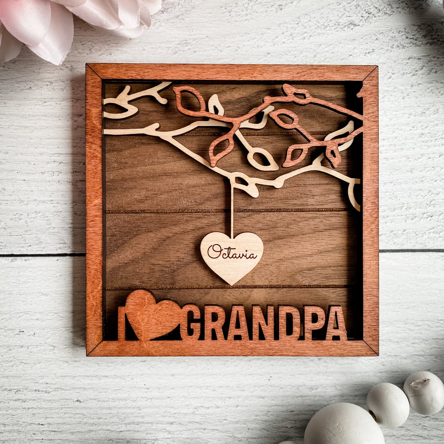 Hanging Hearts Frame