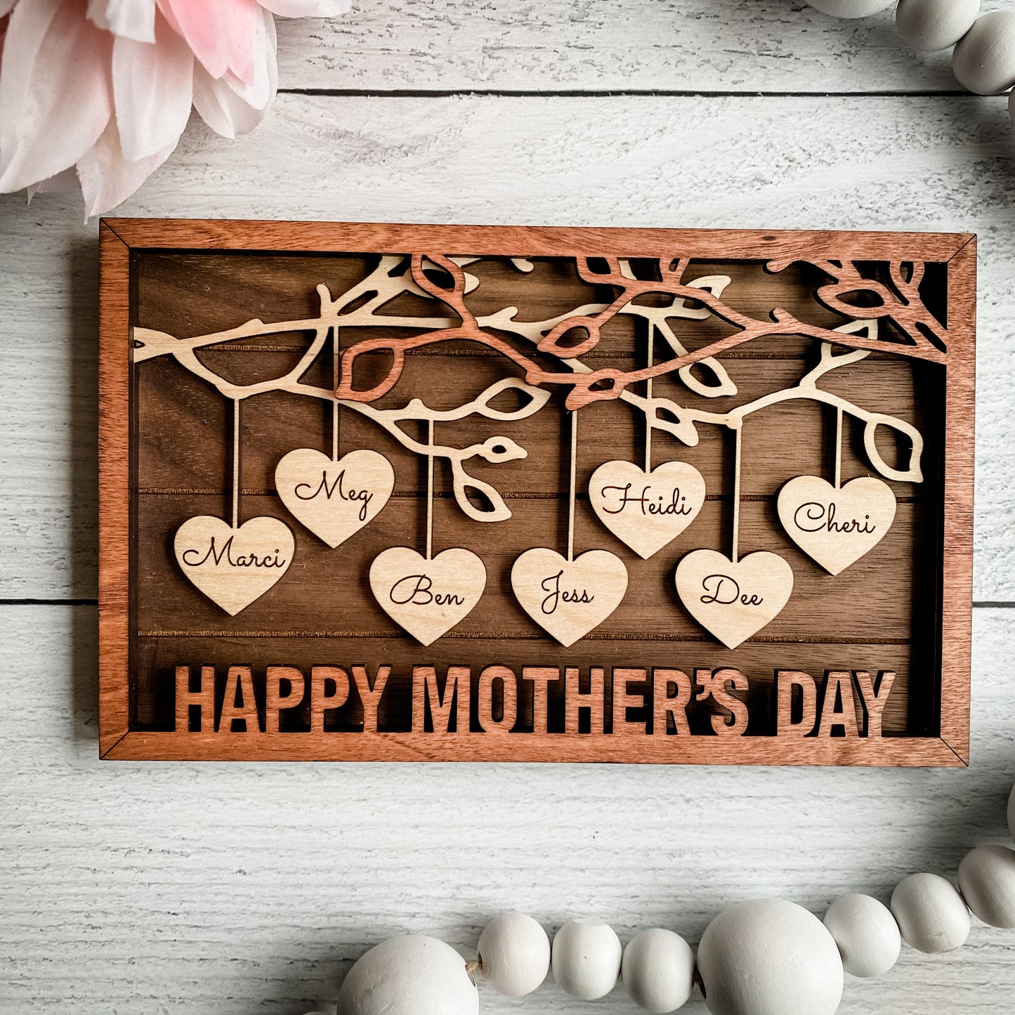 Hanging Hearts Frame
