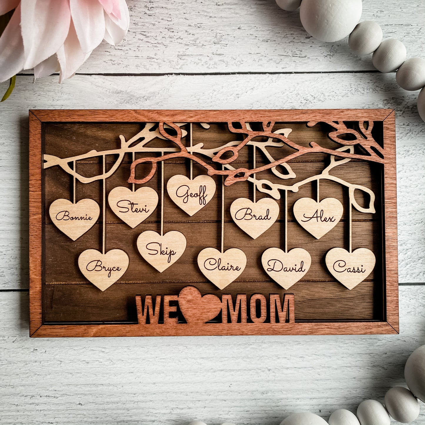 Hanging Hearts Frame