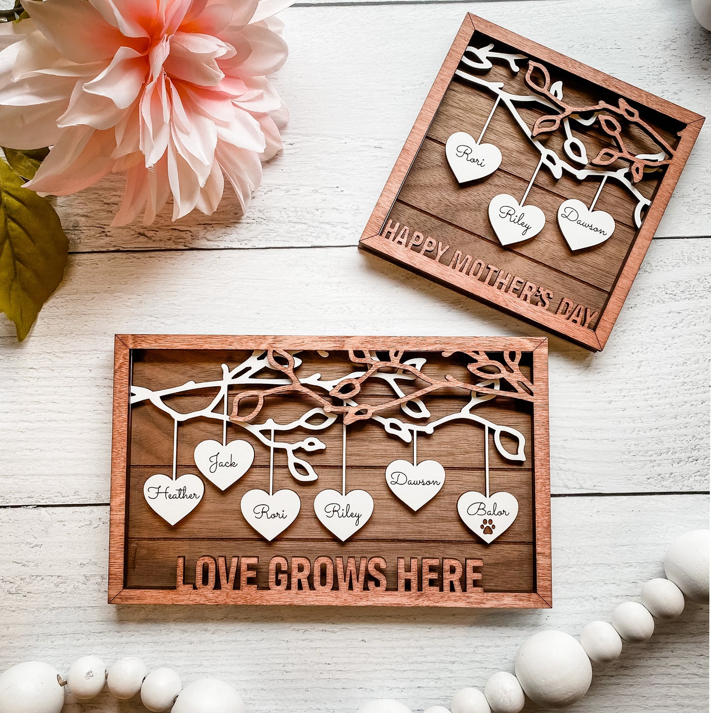 Hanging Hearts Frame