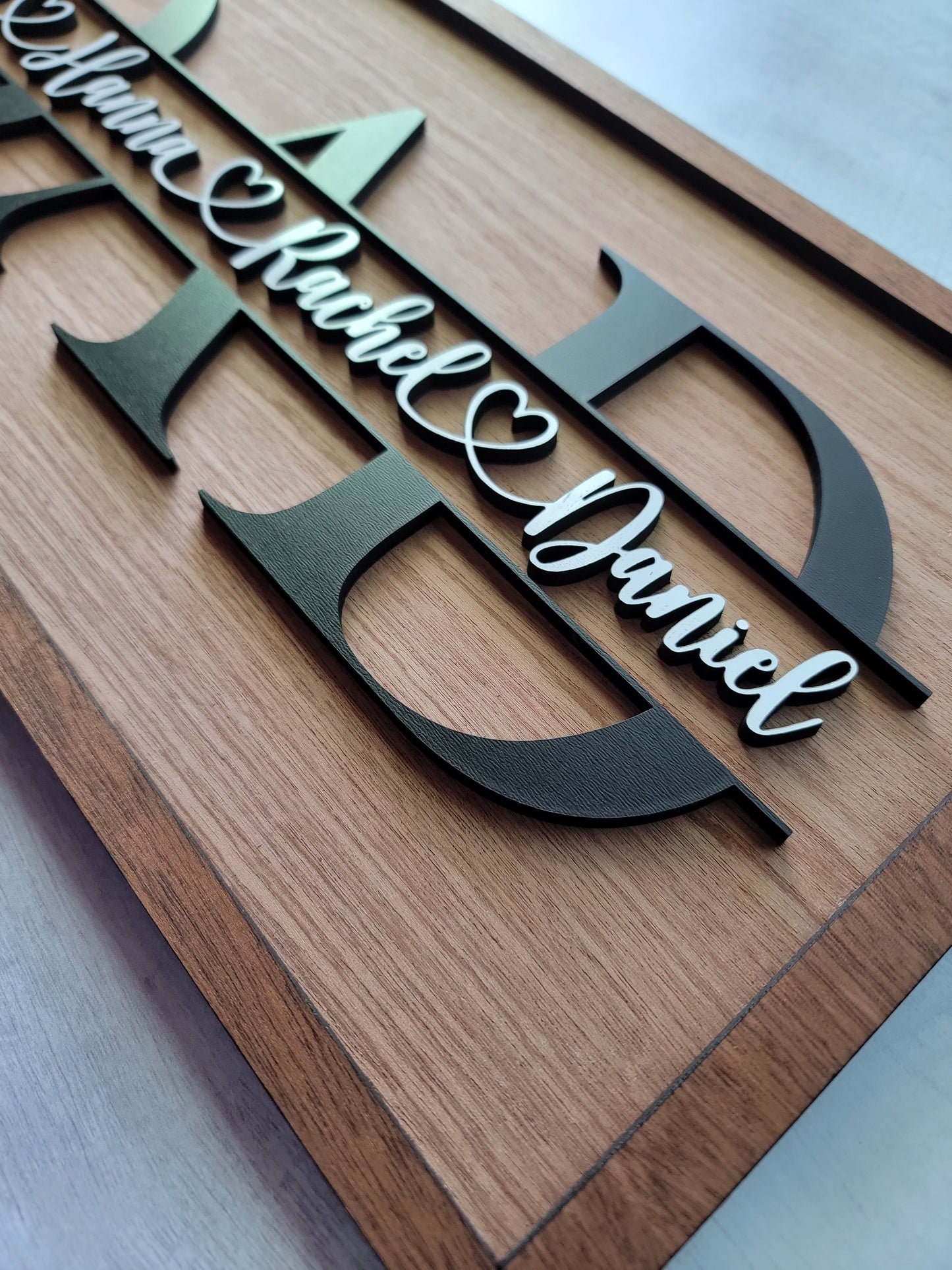 Personalized "Dad" Sign
