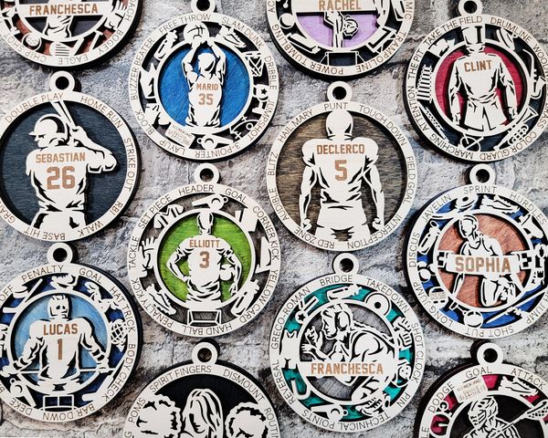 Sports Series Ornaments