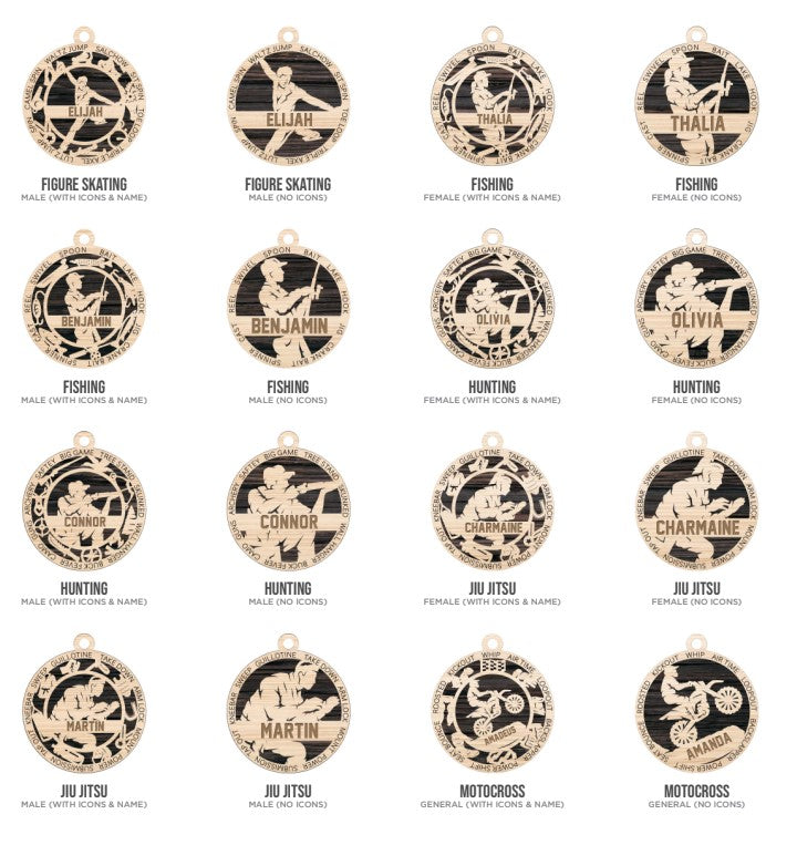 Sports Series Ornaments