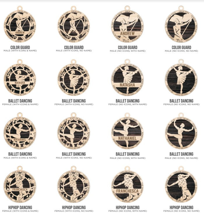 Sports Series Ornaments