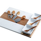 Marble Charcuterie Board, Cheese Knives & Bowls Set