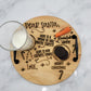 Round Santa Tray with Handles
