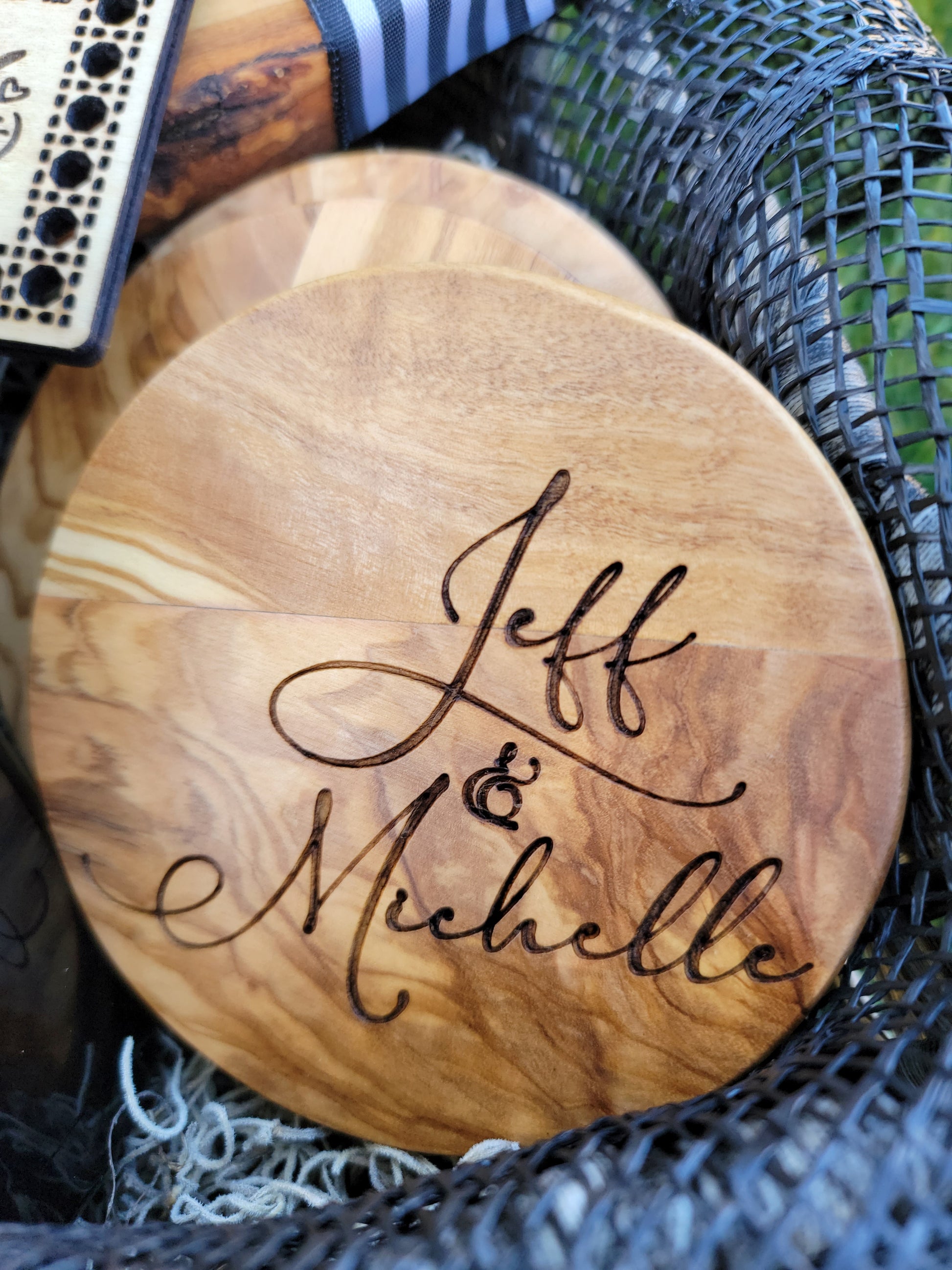Custom Home Gift Baskets, Personalized Cutting Boards, Coasters, Closi –  BrownCowCreatives