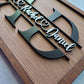 Personalized "Dad" Sign