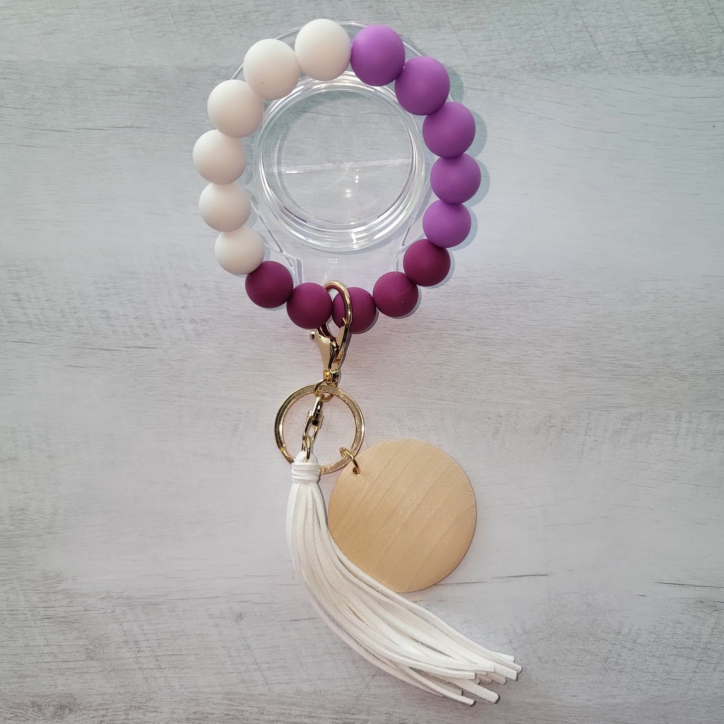 Wristlet Keychain - Silicone Beads