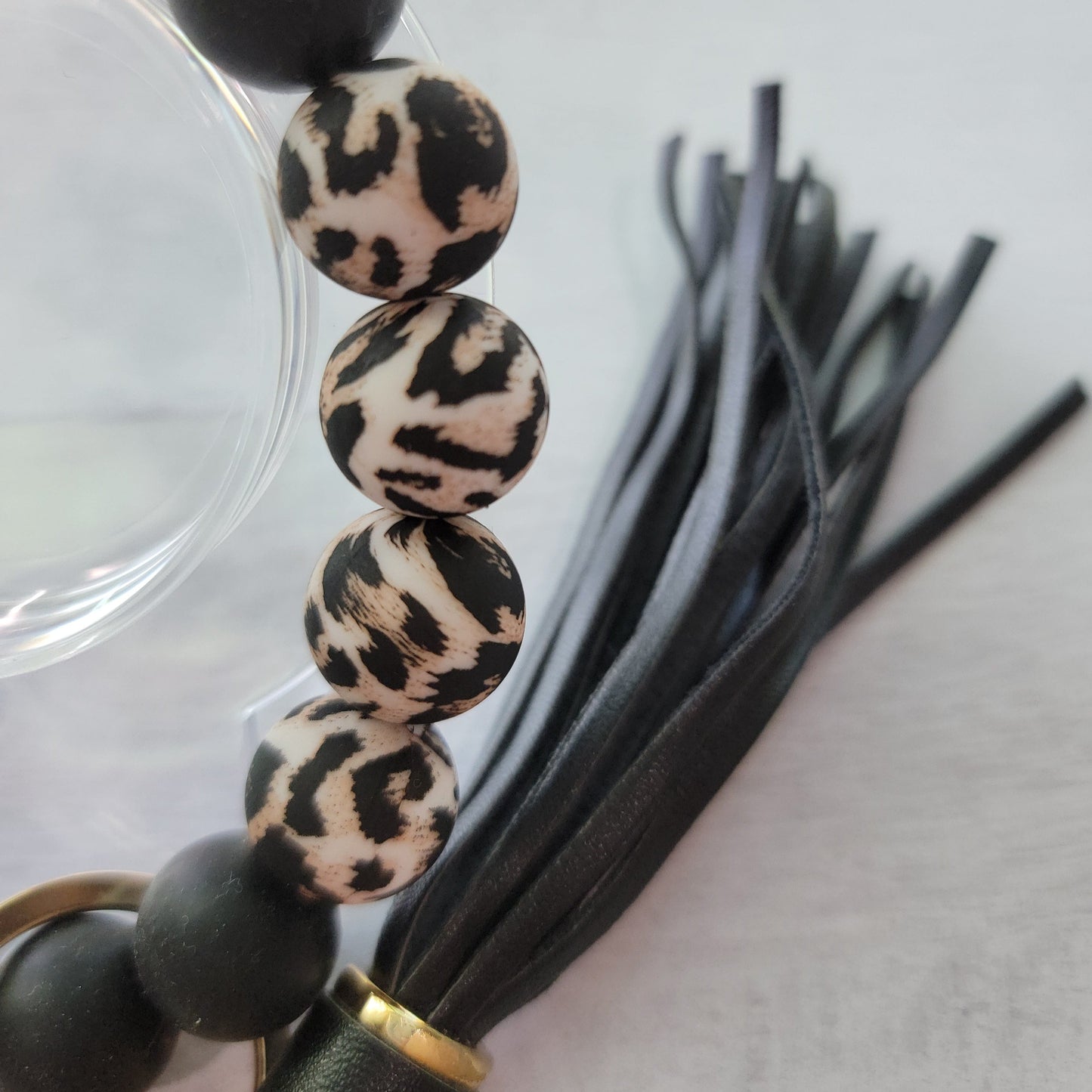 Wristlet Keychain - Silicone Beads