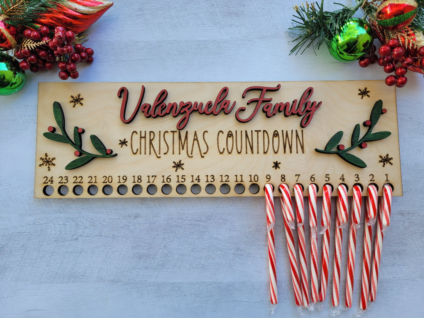 Candy Cane Christmas Countdown