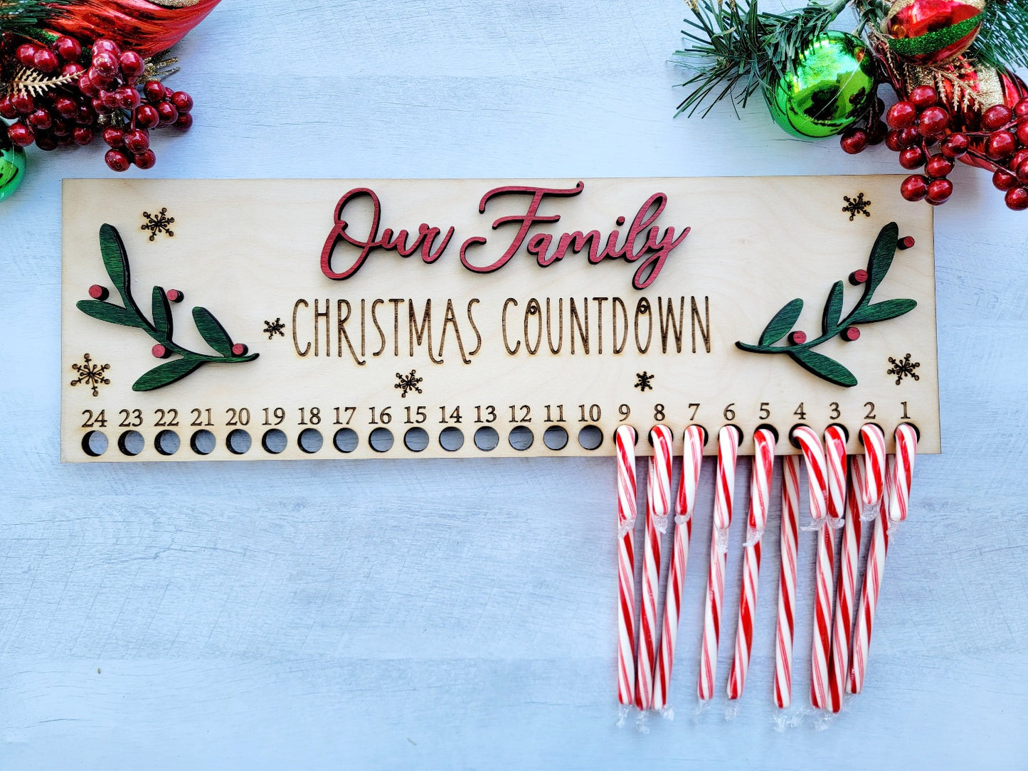 Candy Cane Christmas Countdown