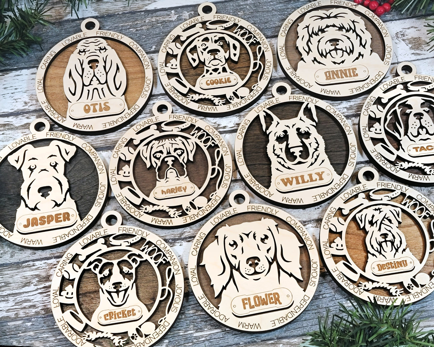 Adorable Dog Ornaments