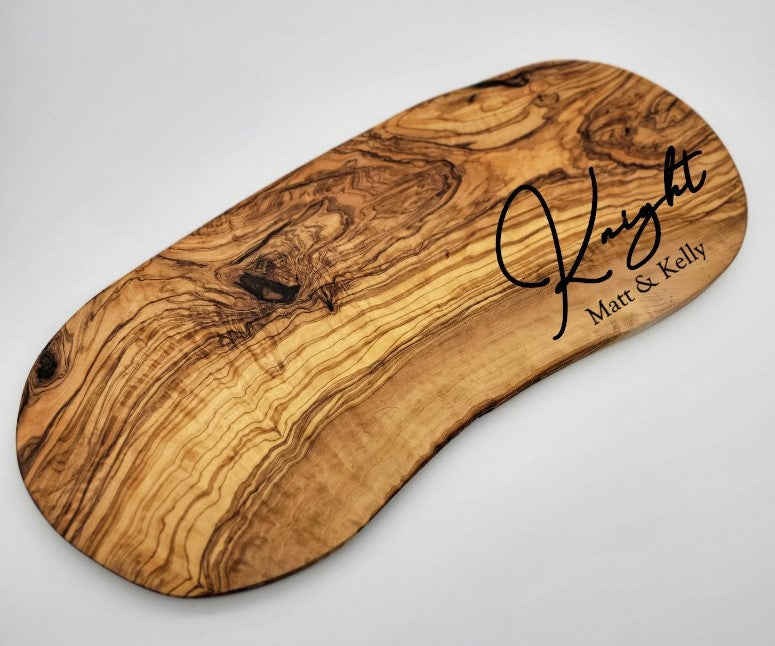 Live Edge Olive Wood Cutting Board