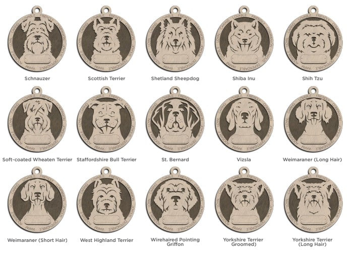 Adorable Dog Ornaments