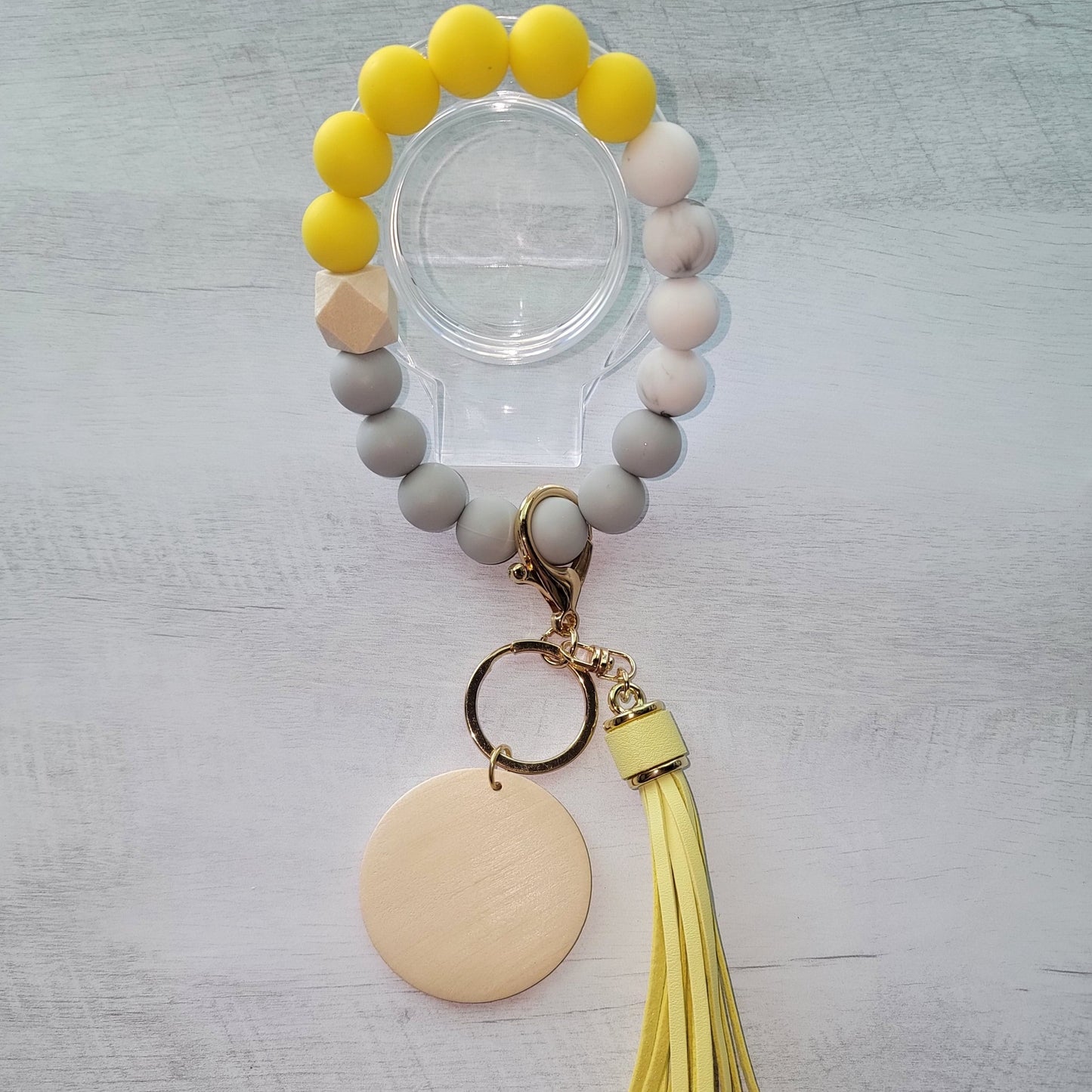 Wristlet Keychain - Silicone Beads